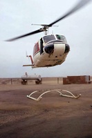 Halicopter lost feet